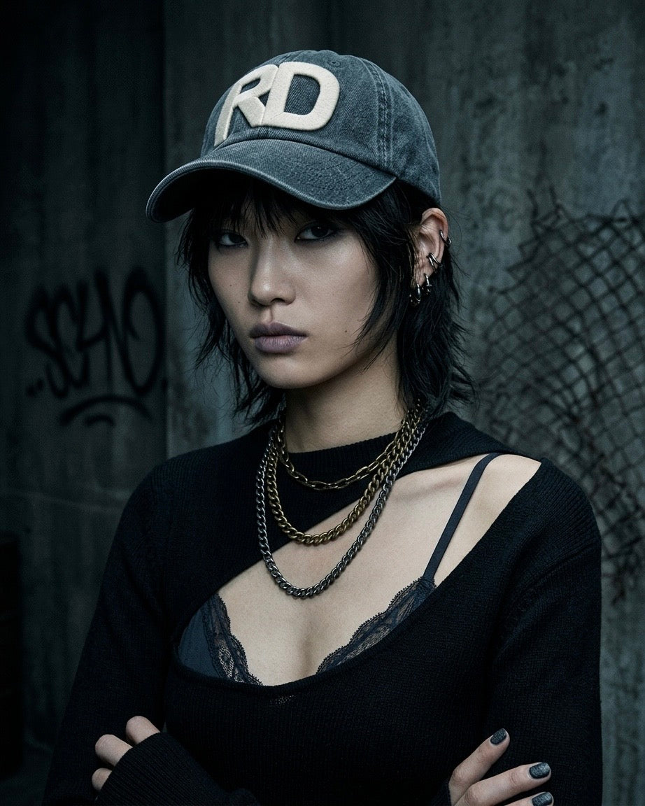 RD ICON WASHED CAP - GREY