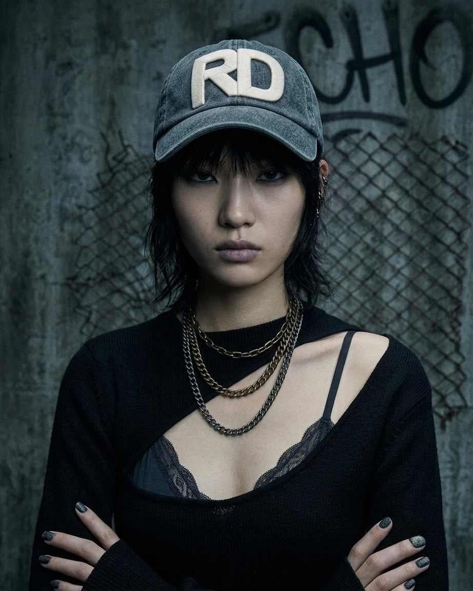 RD ICON WASHED CAP - GREY